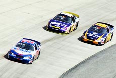 NASCAR tires vs. casters