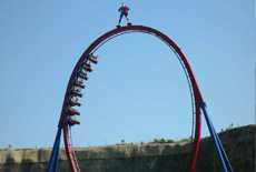 Round About: 13-Story Tall Roller Coaster Loop of Doom