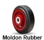 1500 psi 70A Rubber vulcanized to heavy duty cast iron center.