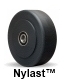 Solid high capacity cast nylon, resistant to moisture & many chemicals.