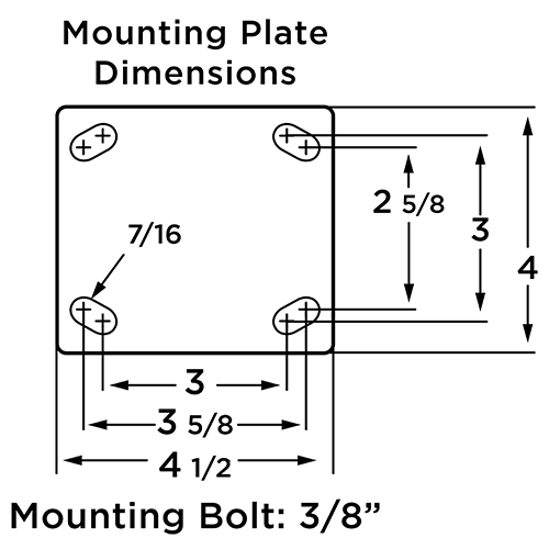 Standard Duty Mounting Plate