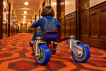 The Shining featuring Hamilton's Ergo-Glide Wheels