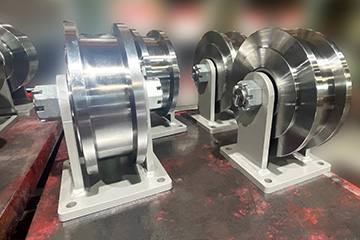 Forged Steel Double Flanged Track Wheel Caster