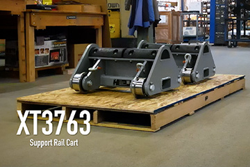 XT3763 Support Rail Cart