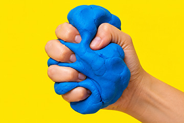 A fistful of Play-Doh