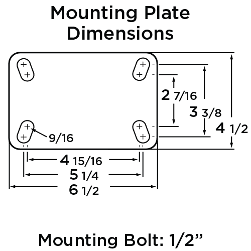 Heavy Service Casters (HS) Hamilton Caster