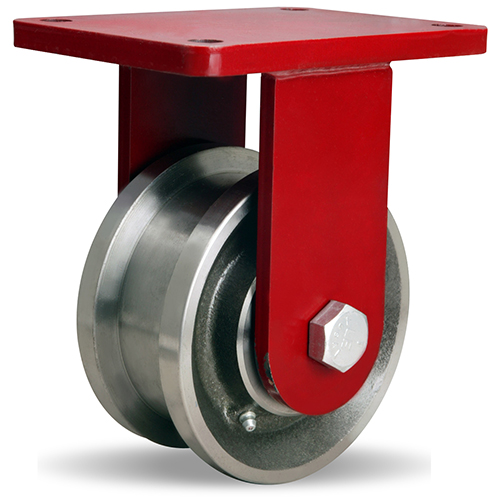 Material Handling Products Wheels Double Flanged Track Wheel 5 Diameter