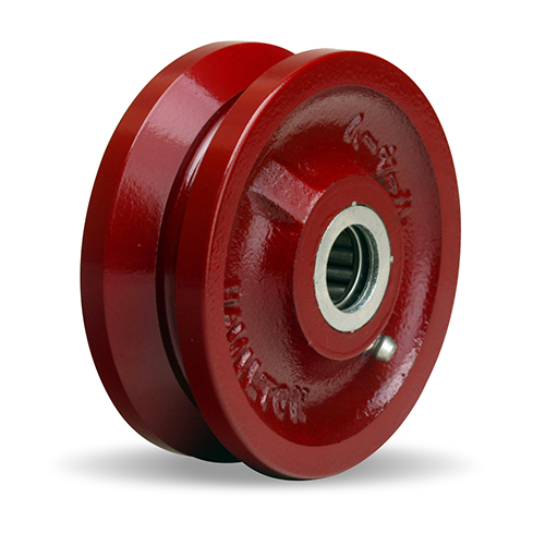 V Groove Wheels Cast Iron V-Groove Wheel with Straight Roller Bearing 4 V-Groove Wheel 