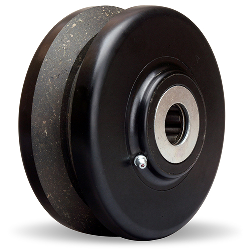 thumbnail interactive-video image 1 of 2-Pack V-Groove Track Wheels - Heavy Duty U-Groove Rollers For Sliding Gates & Industrial Use 1 of 4