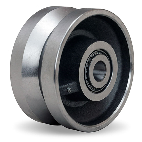 Frost 4" Steel Trolley Wheels 8400000 3.19" OD 1.13" Wide Thru Bore Type For mo 