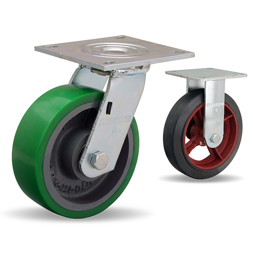 Medium Duty Casters Offering Popular Top Plate Specs