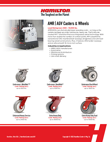 AMR AGV Caster and Wheels